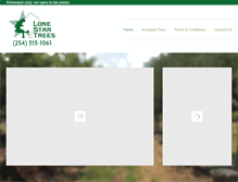 Tablet Screenshot of lonestartrees.com